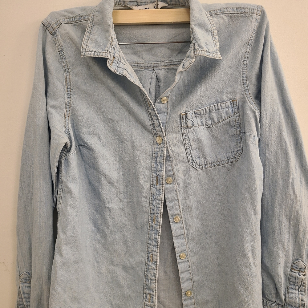 Old Navy Sky Blue Casual Shirt